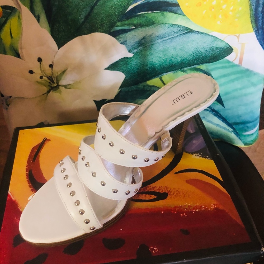 White 3 inch heel